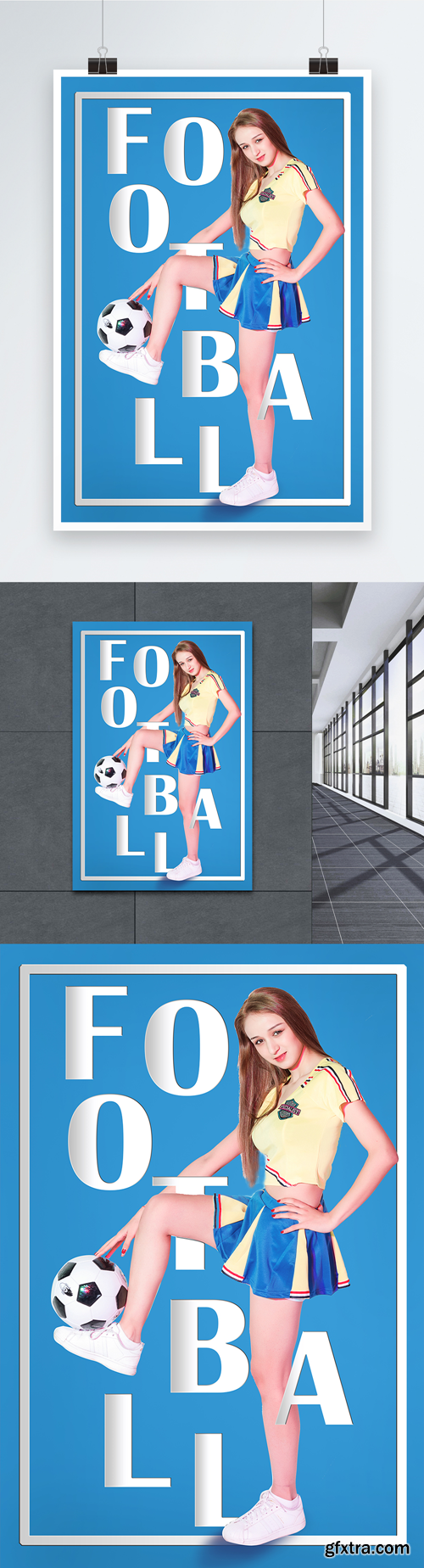 soccer baby sports poster