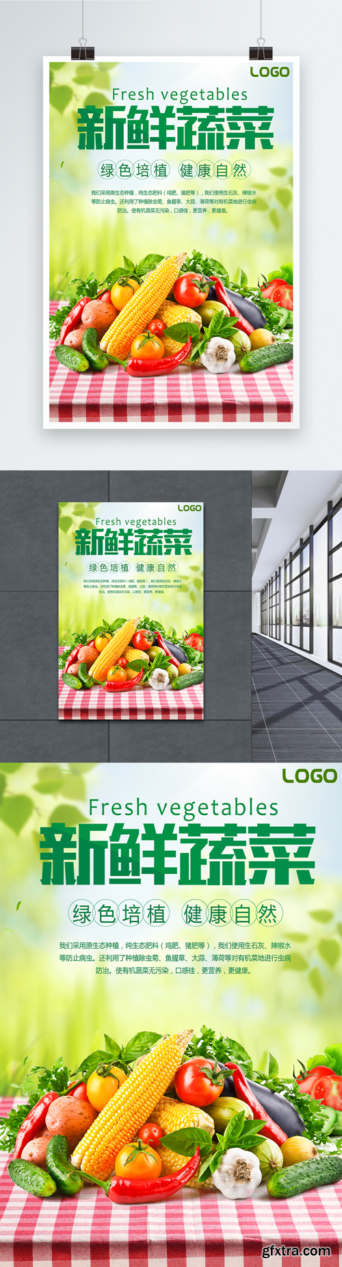 fresh vegetable poster