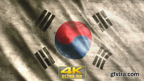 Videohive South Korea Flag Grunge 26342463