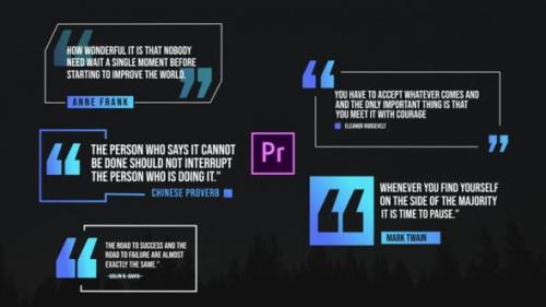 Videohive - Quote Titles Pack- Premiere Pro - 26376692