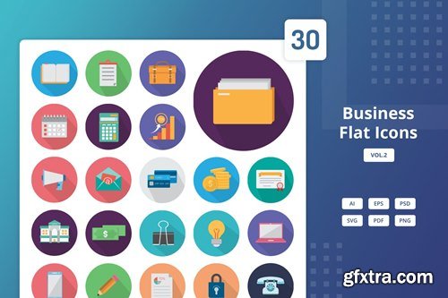Business - Flat Icons Vol.2