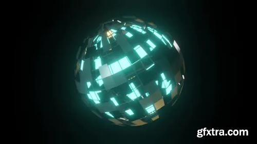 Videohive Globe With Light Panels 26352662