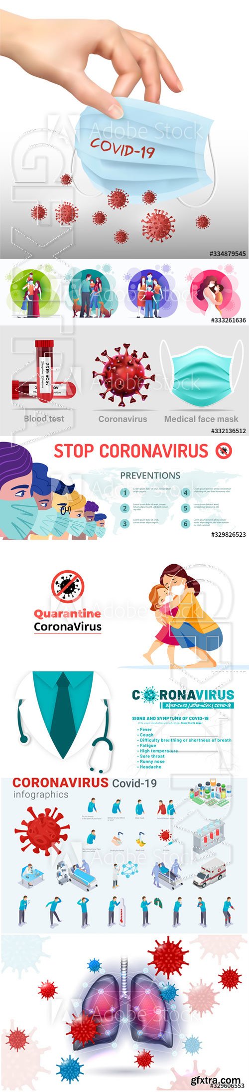 Coronavirus treatment concept vector design