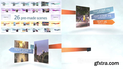 MotionElements Multi Scenes Ribbons Presentation - After Effects Template 6003753