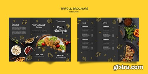 Restaurant brochure template