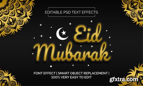 Eid Mubarak Text Effects Style