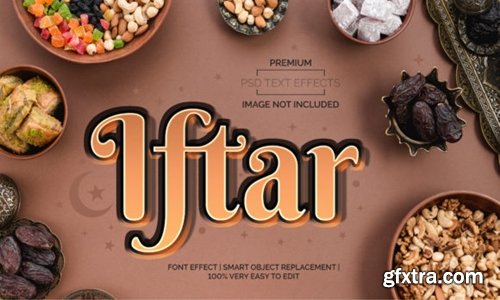 Iftar Text Effects Style