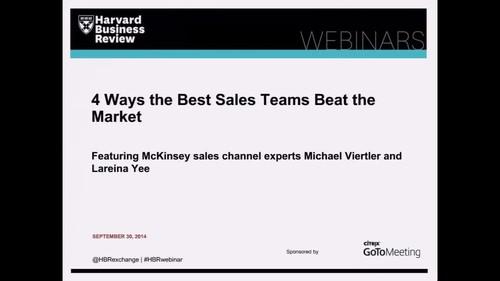 Oreilly - 4 Ways the Best Sales Teams Beat the Market
