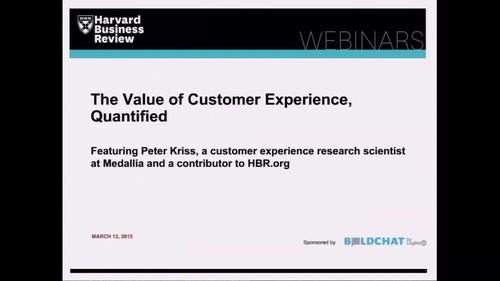 Oreilly - The Value of Customer Experience, Quantified
