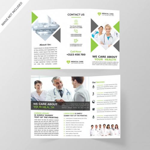 Medical Tri-fold Brochure Premium PSD