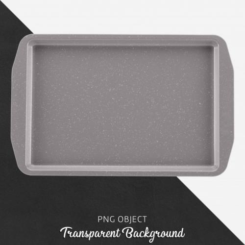 Transparent Gray Oven Tray Premium PSD