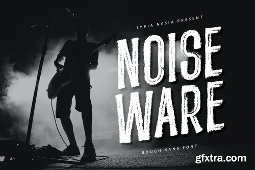 Noiseware - Handbrushed Font