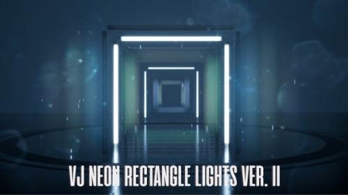 Videohive - VJ Neon Rectangle Lights Loops Ver.2 - 4 Pack - 24102561