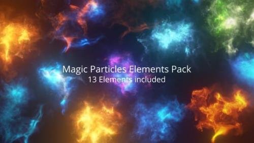Videohive - Magic Particles Elements Pack - 26285495