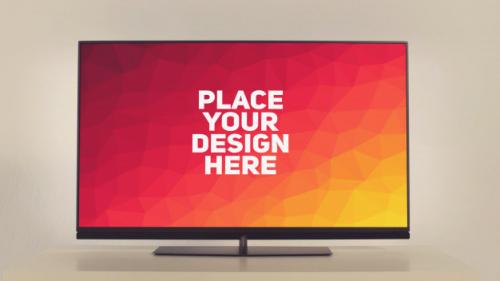 Television Display Mockup Premium PSD