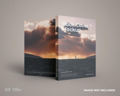 Softcover Book Mockup Front And Back Premium PSD