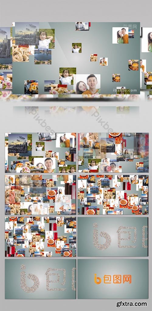 PikBest - Photo Convergence into LOGO Deduction AE Template - 1195749