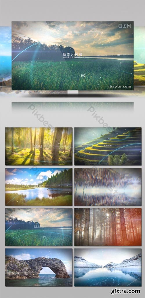 PikBest - Rotation Space Transition Parallax Animation Header AE Template - 437368