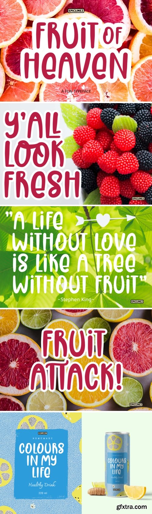 Fruit of Heaven Font