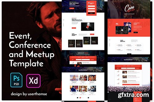 Cavo - Creative Event & Meetup Conference Template