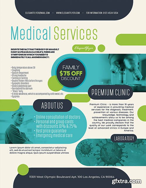 Medical Services V1604 2020 PSD Flyer