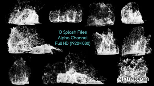 Videohive Water Foam Splash Pack 19691874