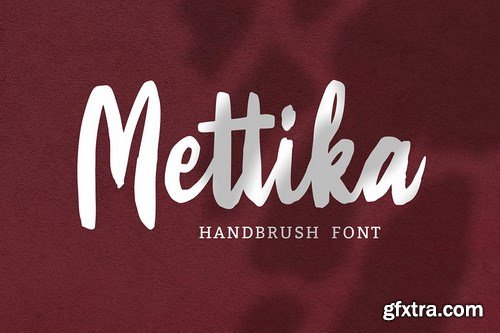 CM - Mettika - Handbrush Font 4842362