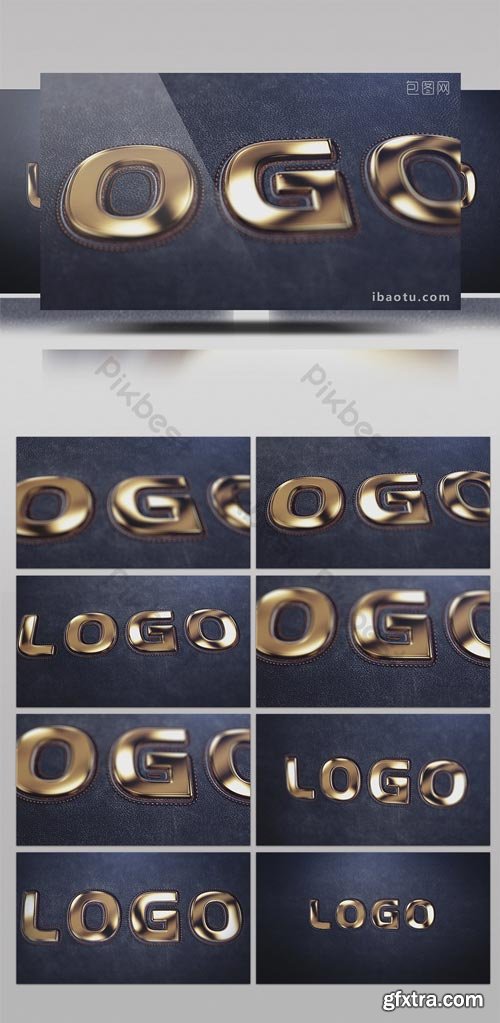PikBest - Advanced metal texture LOGO interpretation film head AE template - 1226462