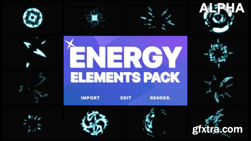 Videohive Energy Elements | Motion Graphics Pack 21506899