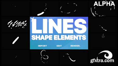 Videohive Flash FX Shape Lines | Motion Graphics Pack 21746598