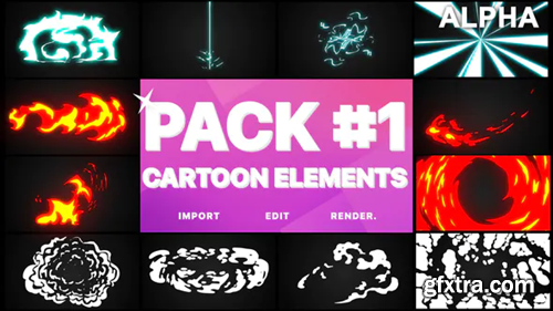 Videohive Flash FX Elements Pack 01 | Motion Graphics Pack 23211881