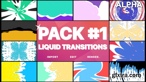 Videohive Liquid Transitions Pack 01 | Motion Graphics Pack 23263953