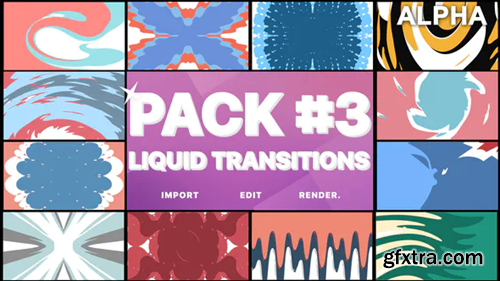 Videohive Liquid Transitions Pack 03 | Motion Graphics Pack 23374470