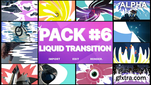 Videohive Liquid Transitions Pack 06 | Motion Graphics Pack 23503291