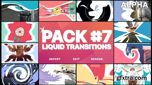 Videohive Liquid Transitions Pack 07 | Motion Graphics Pack 23690640