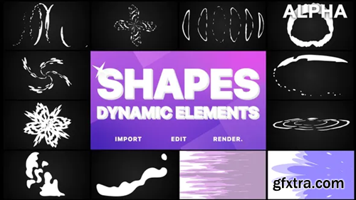 Videohive Dynamic Shapes Pack | Motion Graphics Pack 23713390
