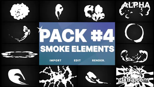 Videohive Smoke Elements Pack 04 | Motion Graphics Pack 26192512