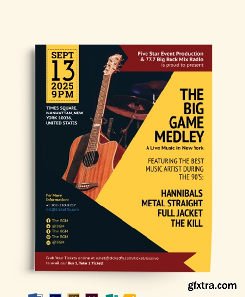 Acoustic Event Flyer Template
