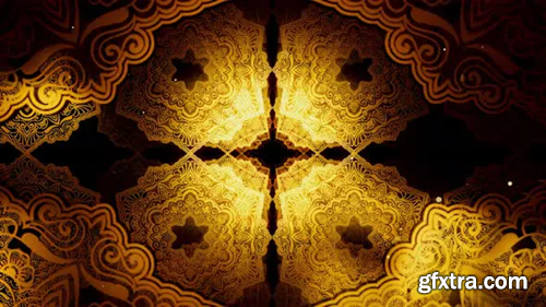 Videohive Vintage Islamic Pattern 05 4K 26205610