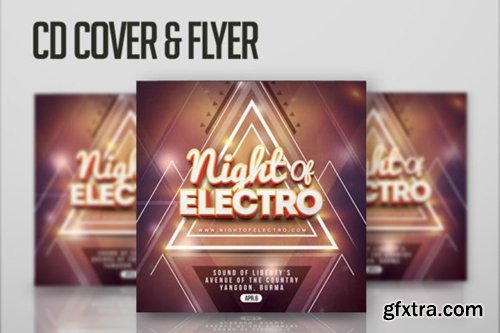 Night of Electro Flyer or CD Cover