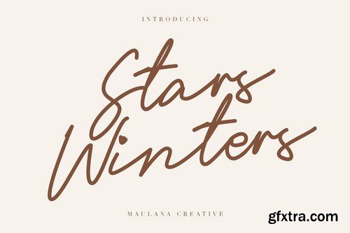 CM - Stars Winters Typeface 4846367