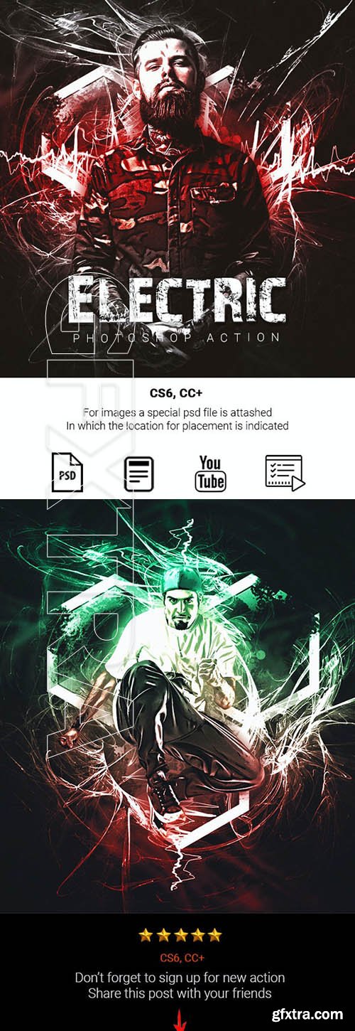 GraphicRiver - Electric Photoshop Action 26318095