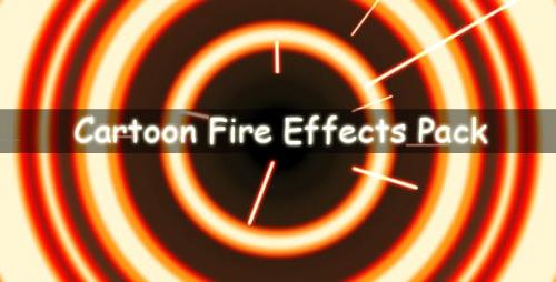 Videohive - Cartoon Fire Effects Pack - 20192088