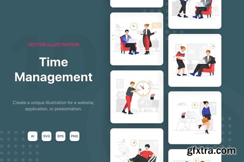 Time Management Illustrations