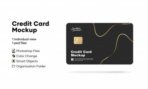Credit Card Mockup Premium PSD