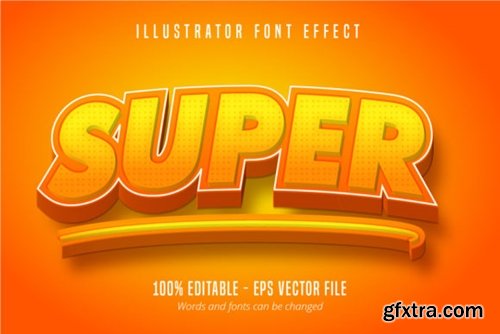 Super Text, 3D Editable Font Effect