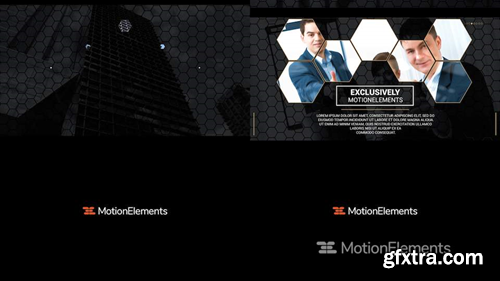 MotionElements Hexagon corporate presentation 10458136