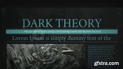 Videoblocks - Dark Theory Promo