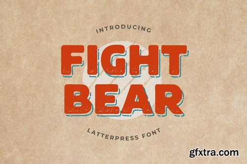 Fight Bear Display Typeface Font