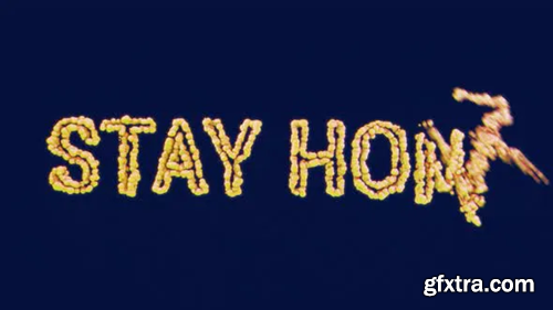 Videohive Stay Home Creative Yellow Sign 26267594